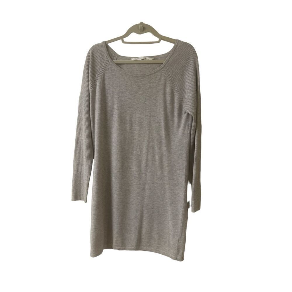 Athleta Solitude sweater dress gray sz Medium